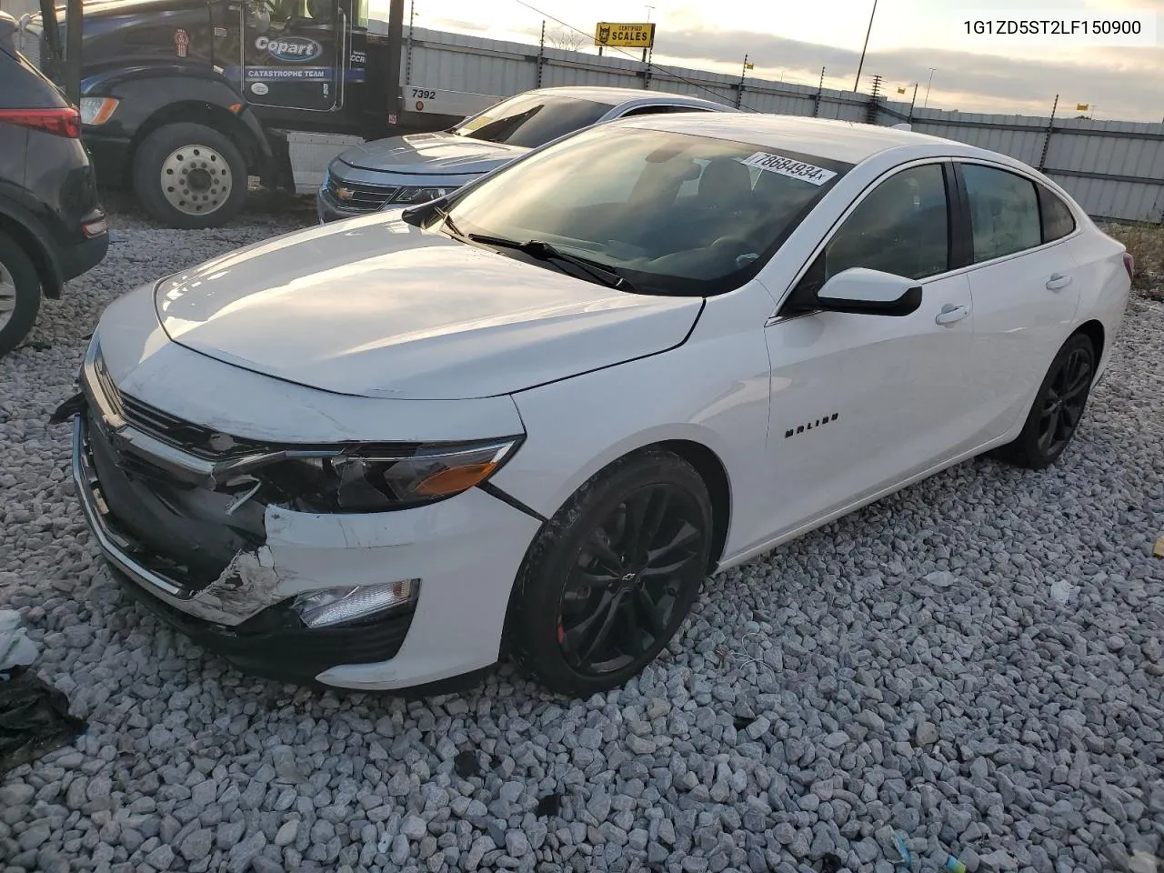 2020 Chevrolet Malibu Lt VIN: 1G1ZD5ST2LF150900 Lot: 78684934