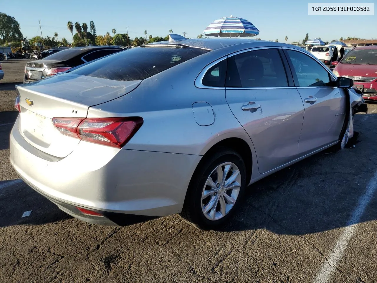 2020 Chevrolet Malibu Lt VIN: 1G1ZD5ST3LF003582 Lot: 78821134