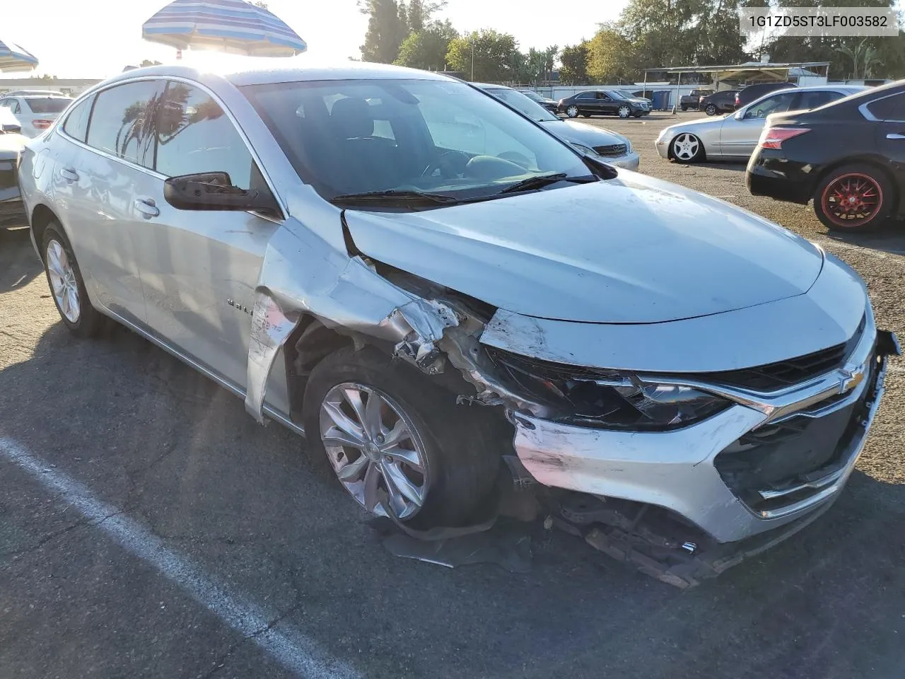 2020 Chevrolet Malibu Lt VIN: 1G1ZD5ST3LF003582 Lot: 78821134