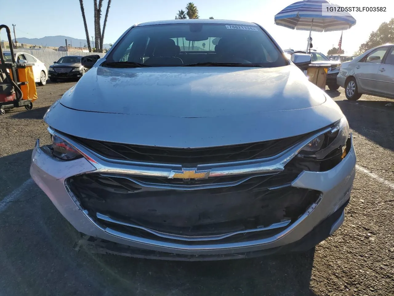 2020 Chevrolet Malibu Lt VIN: 1G1ZD5ST3LF003582 Lot: 78821134