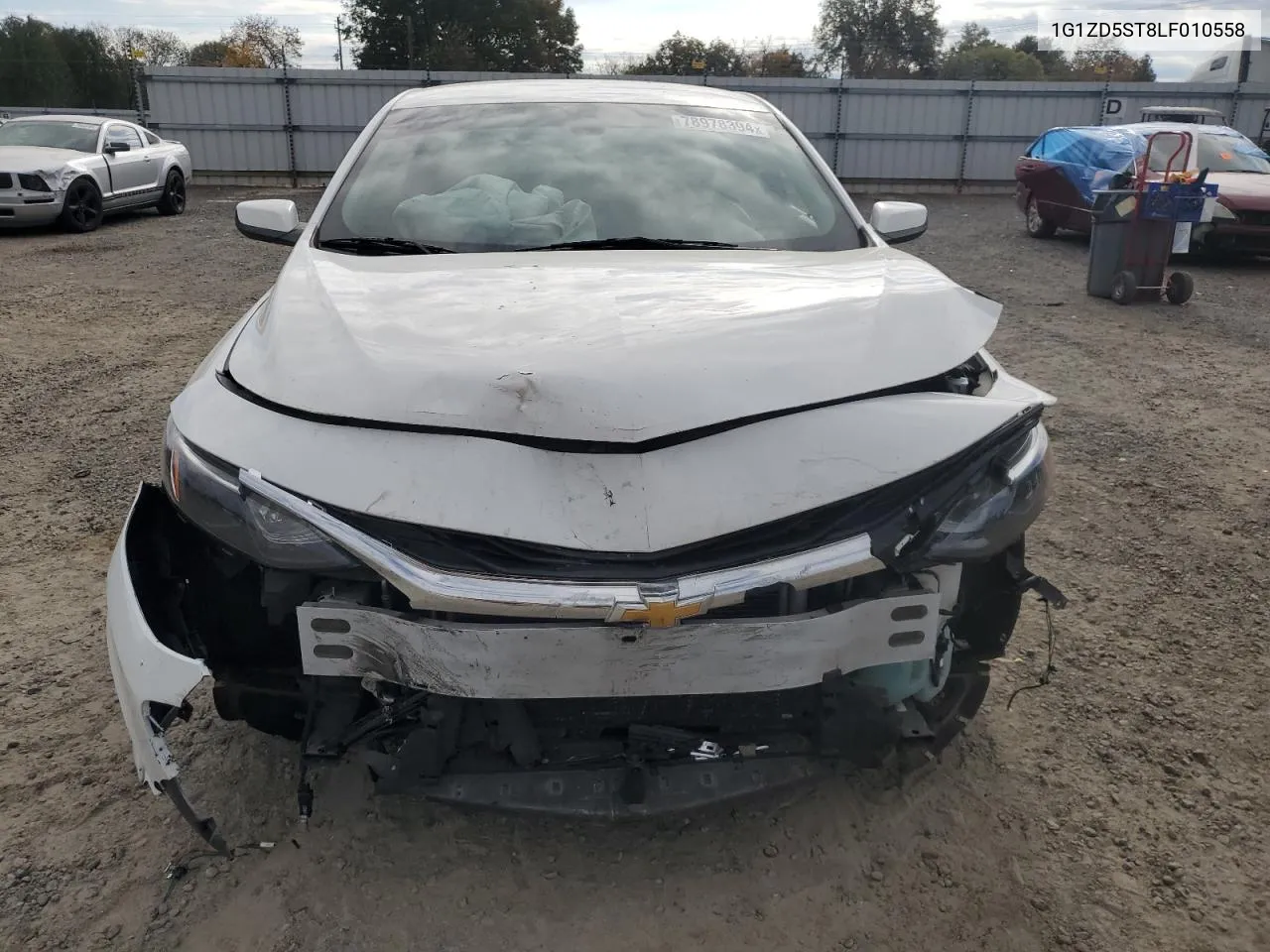 2020 Chevrolet Malibu Lt VIN: 1G1ZD5ST8LF010558 Lot: 78978394