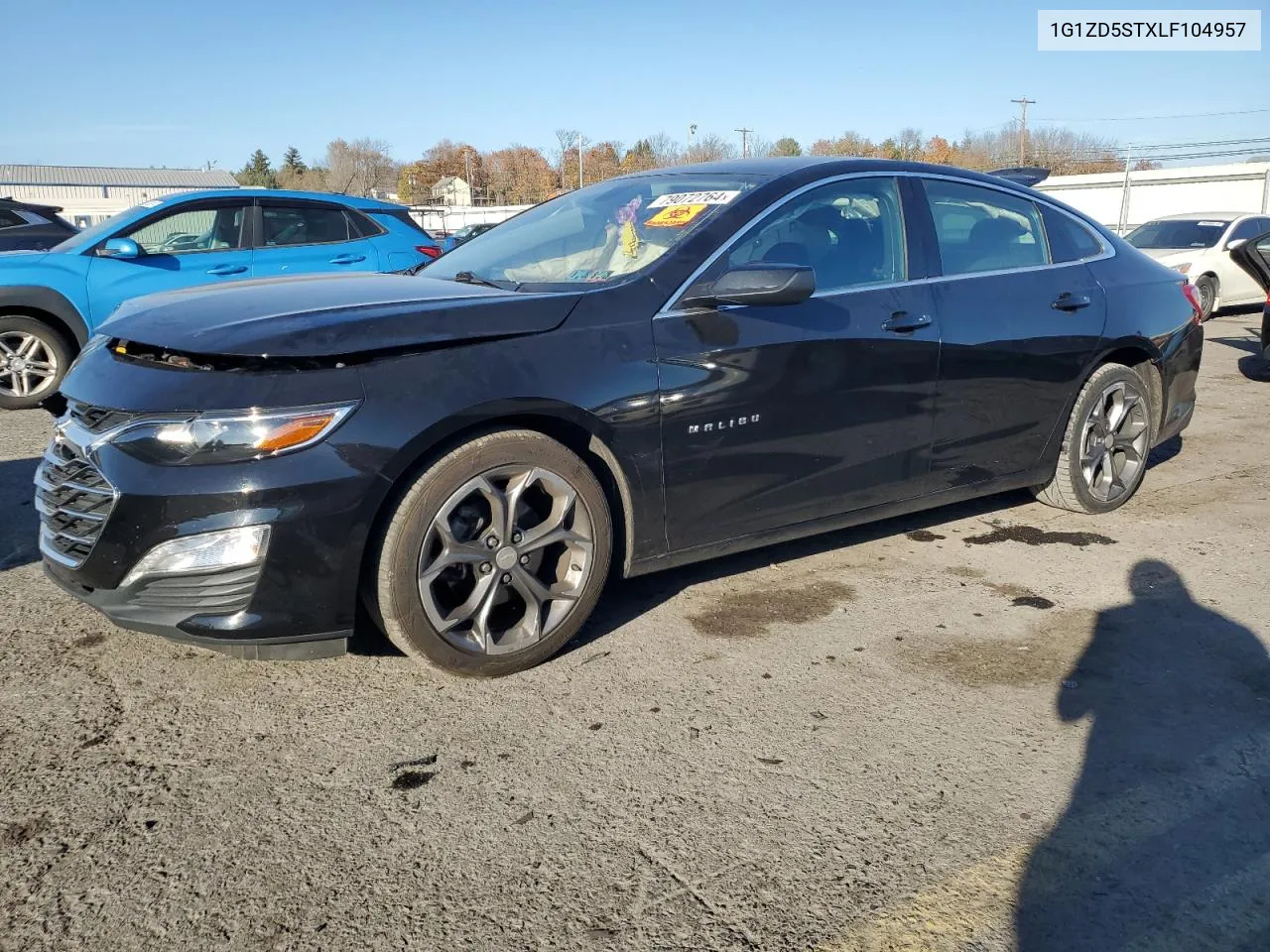 2020 Chevrolet Malibu Lt VIN: 1G1ZD5STXLF104957 Lot: 79072764