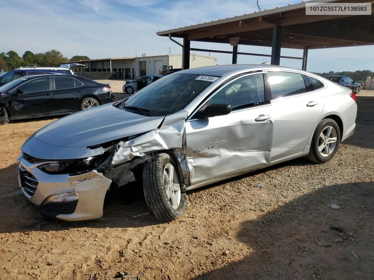 2020 Chevrolet Malibu Ls VIN: 1G1ZC5ST7LF138583 Lot: 79357504