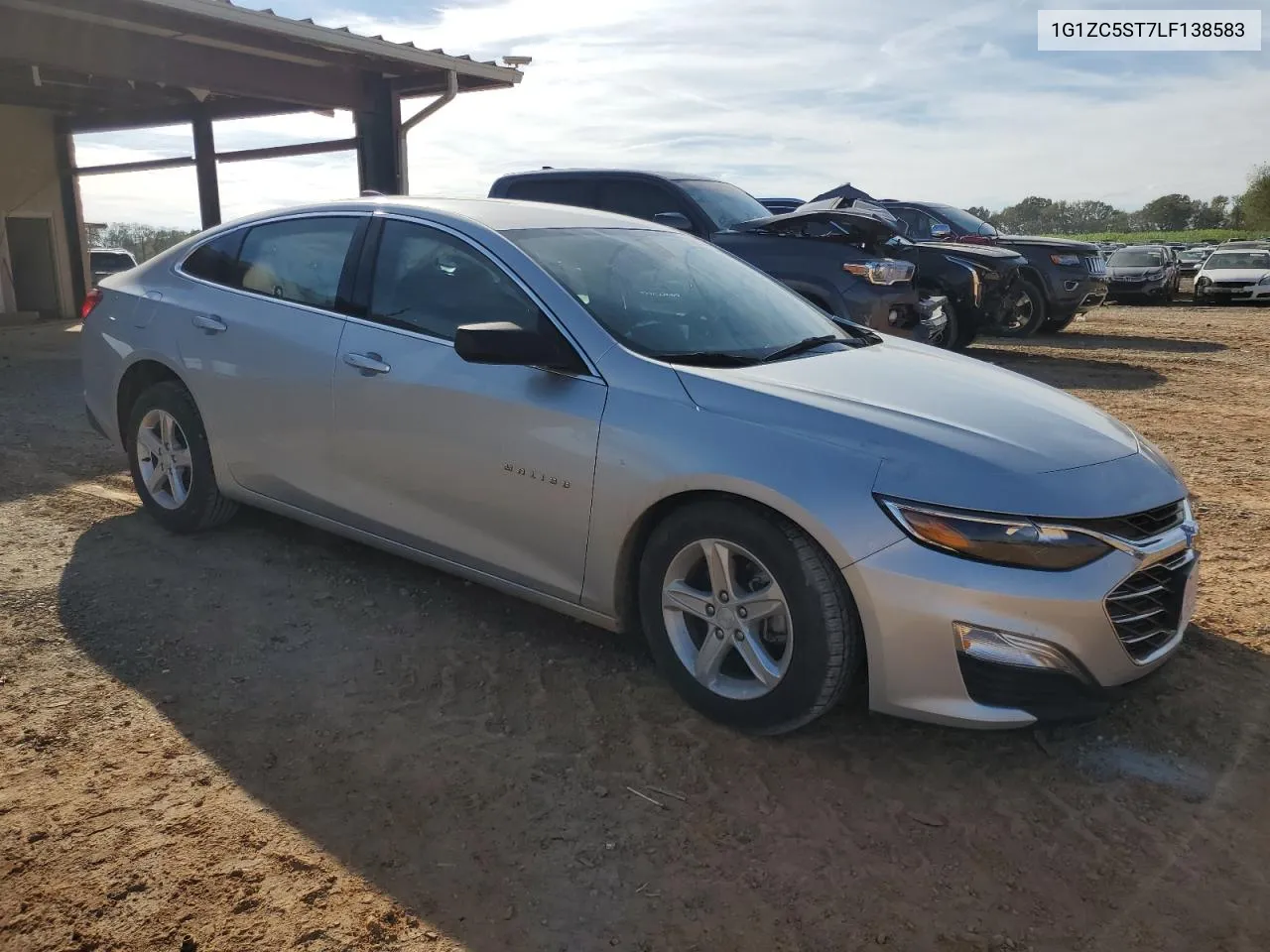 2020 Chevrolet Malibu Ls VIN: 1G1ZC5ST7LF138583 Lot: 79357504