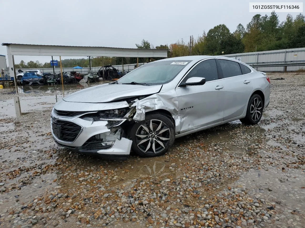 2020 Chevrolet Malibu Rs VIN: 1G1ZG5ST9LF116346 Lot: 79403134