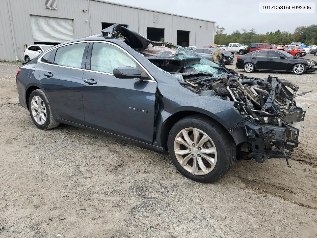 2020 Chevrolet Malibu Lt VIN: 1G1ZD5ST6LF092306 Lot: 79427324