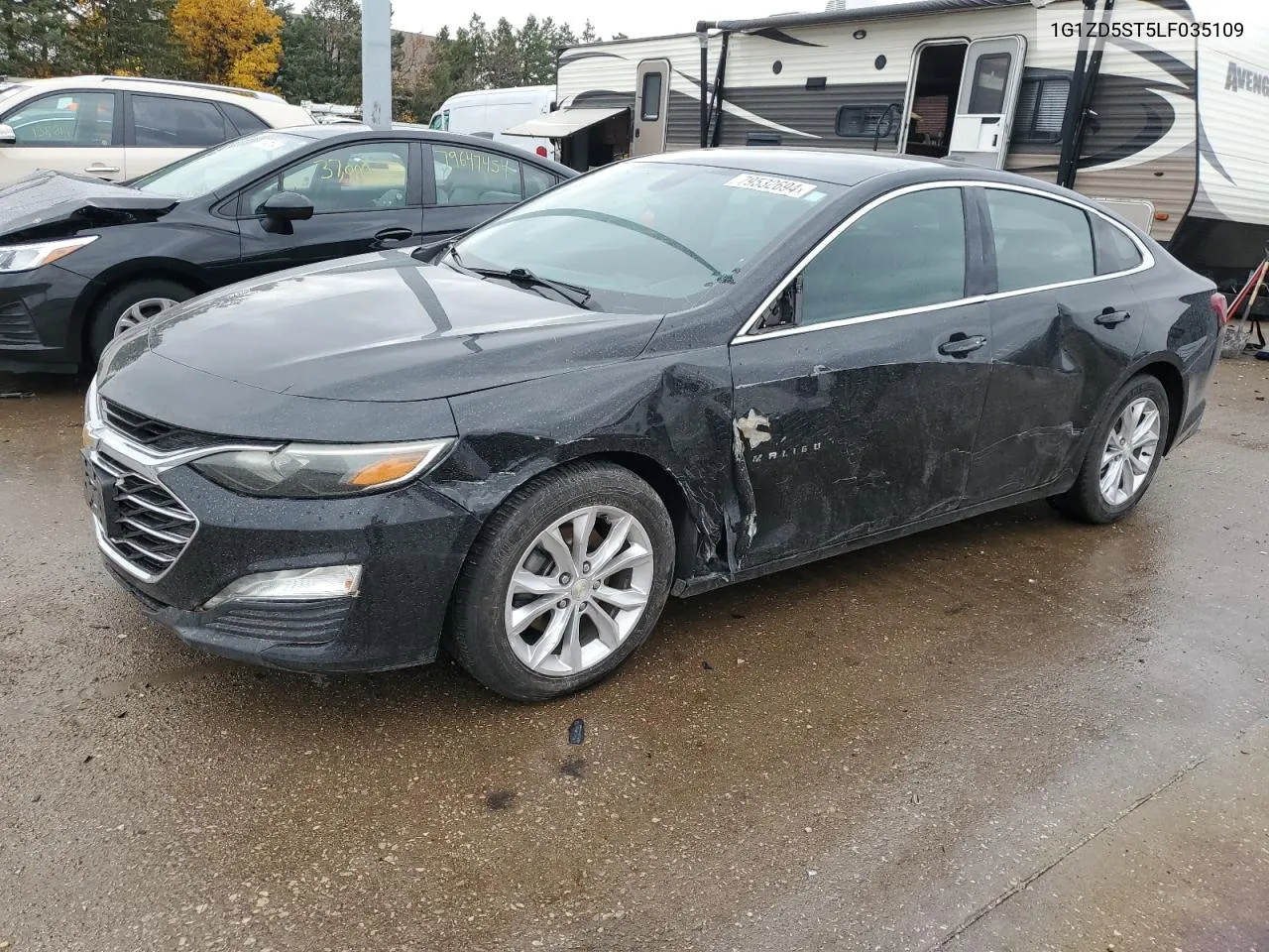 2020 Chevrolet Malibu Lt VIN: 1G1ZD5ST5LF035109 Lot: 79532694