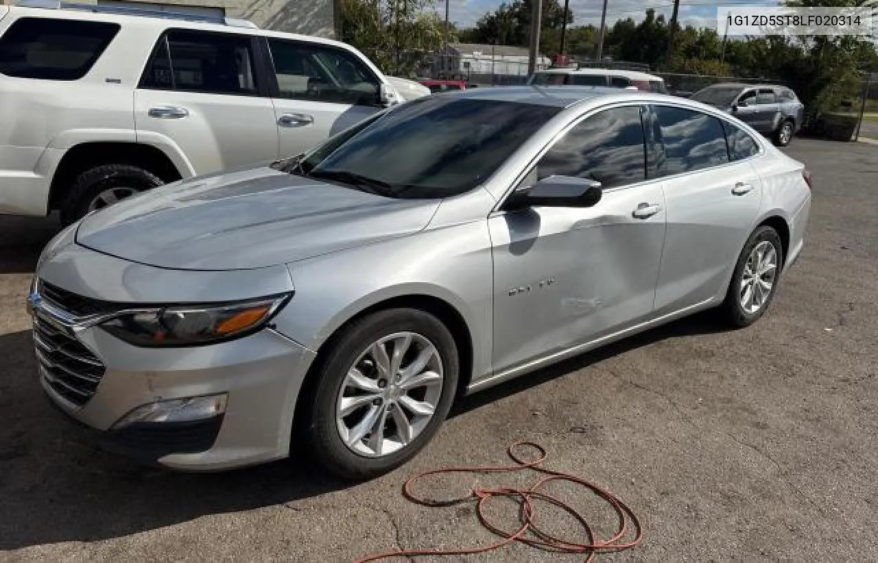 2020 Chevrolet Malibu Lt VIN: 1G1ZD5ST8LF020314 Lot: 79703454