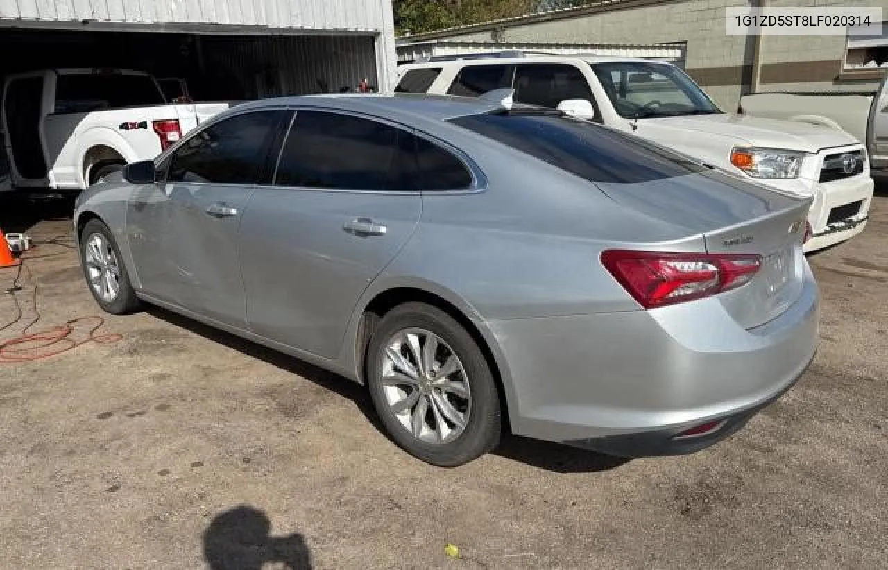 2020 Chevrolet Malibu Lt VIN: 1G1ZD5ST8LF020314 Lot: 79703454