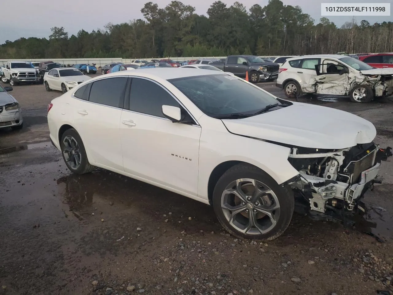 2020 Chevrolet Malibu Lt VIN: 1G1ZD5ST4LF111998 Lot: 79778734