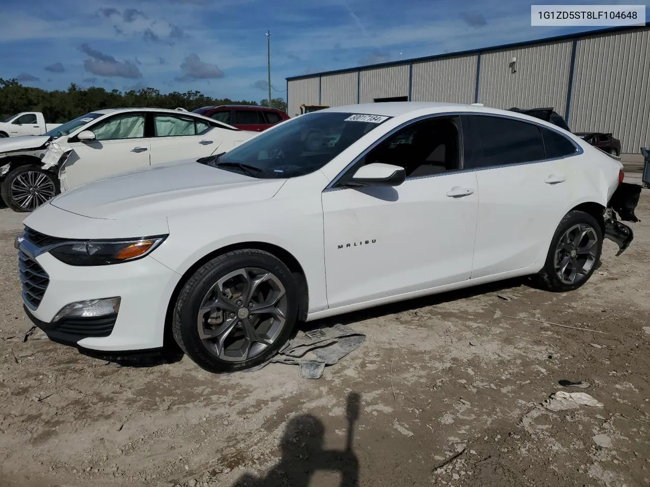 2020 Chevrolet Malibu Lt VIN: 1G1ZD5ST8LF104648 Lot: 80017184