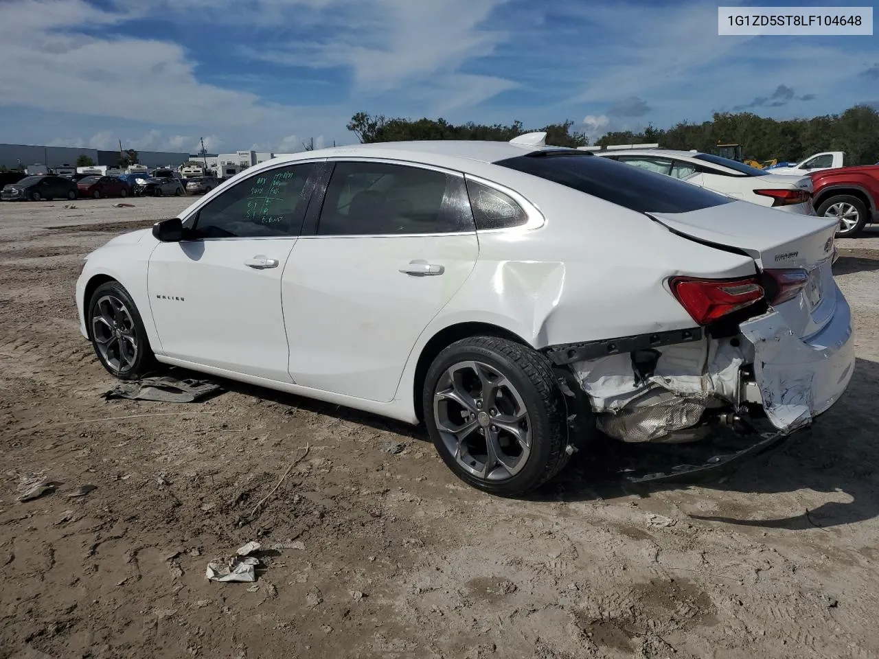 2020 Chevrolet Malibu Lt VIN: 1G1ZD5ST8LF104648 Lot: 80017184