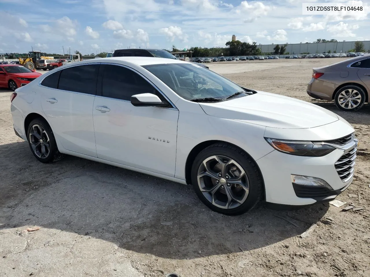 2020 Chevrolet Malibu Lt VIN: 1G1ZD5ST8LF104648 Lot: 80017184