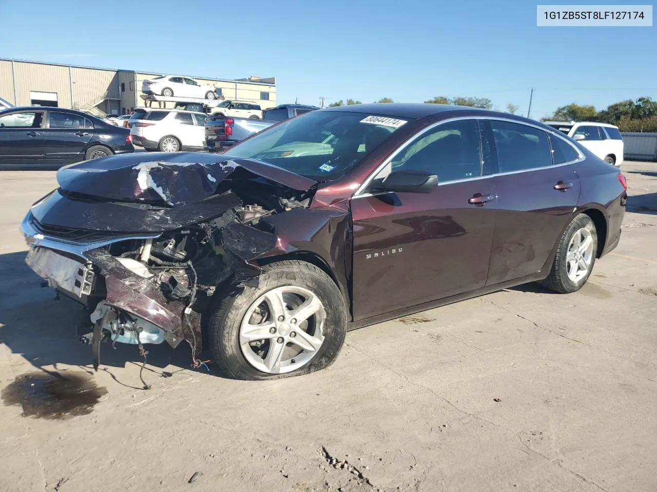 2020 Chevrolet Malibu Ls VIN: 1G1ZB5ST8LF127174 Lot: 80644174