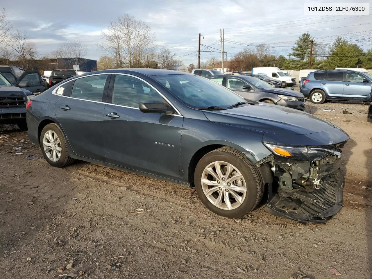 2020 Chevrolet Malibu Lt VIN: 1G1ZD5ST2LF076300 Lot: 80818904