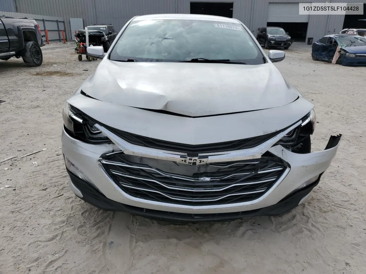 2020 Chevrolet Malibu Lt VIN: 1G1ZD5ST5LF104428 Lot: 81118074