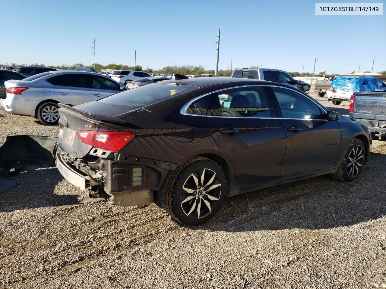 1G1ZG5ST8LF147149 2020 Chevrolet Malibu Rs