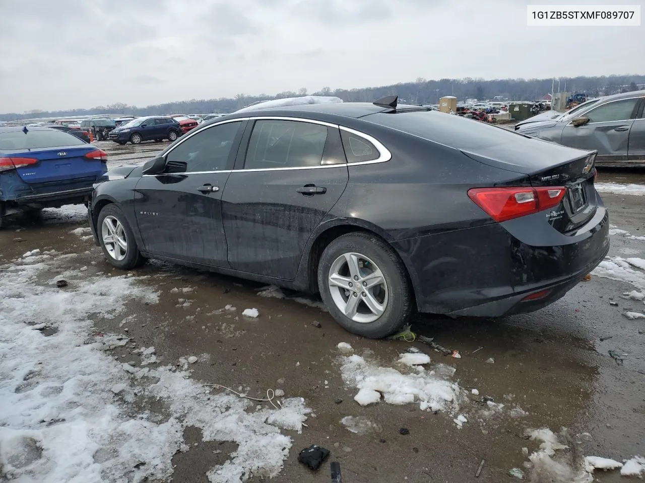 1G1ZB5STXMF089707 2021 Chevrolet Malibu Ls