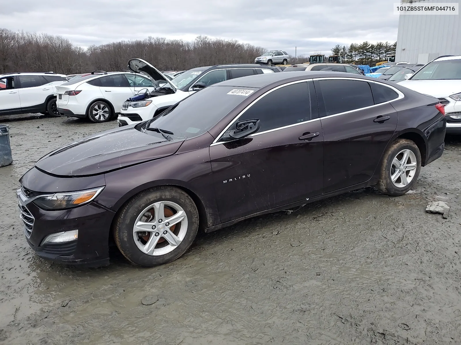 2021 Chevrolet Malibu Ls VIN: 1G1ZB5ST6MF044716 Lot: 40707414