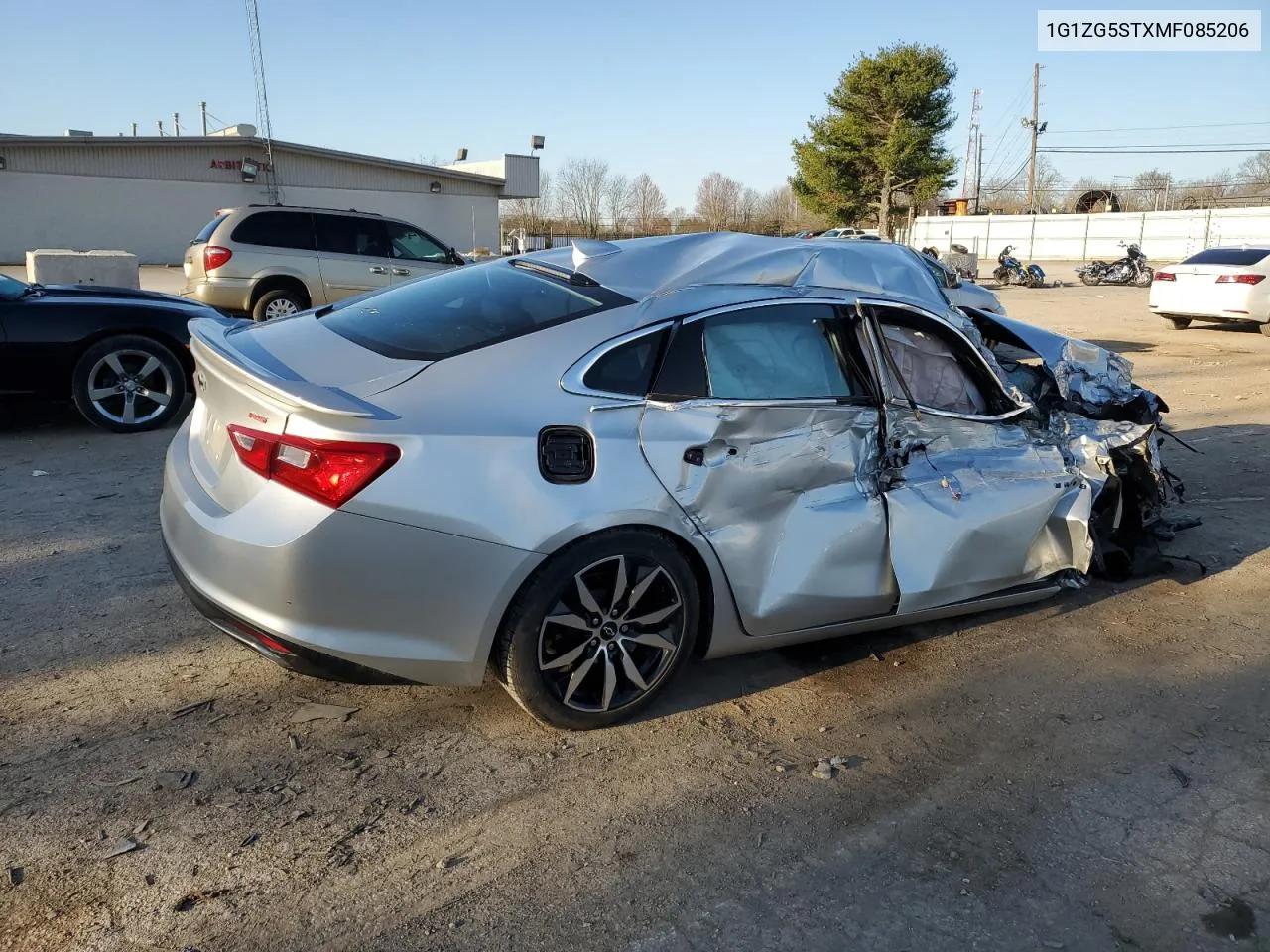 2021 Chevrolet Malibu Rs VIN: 1G1ZG5STXMF085206 Lot: 46386494