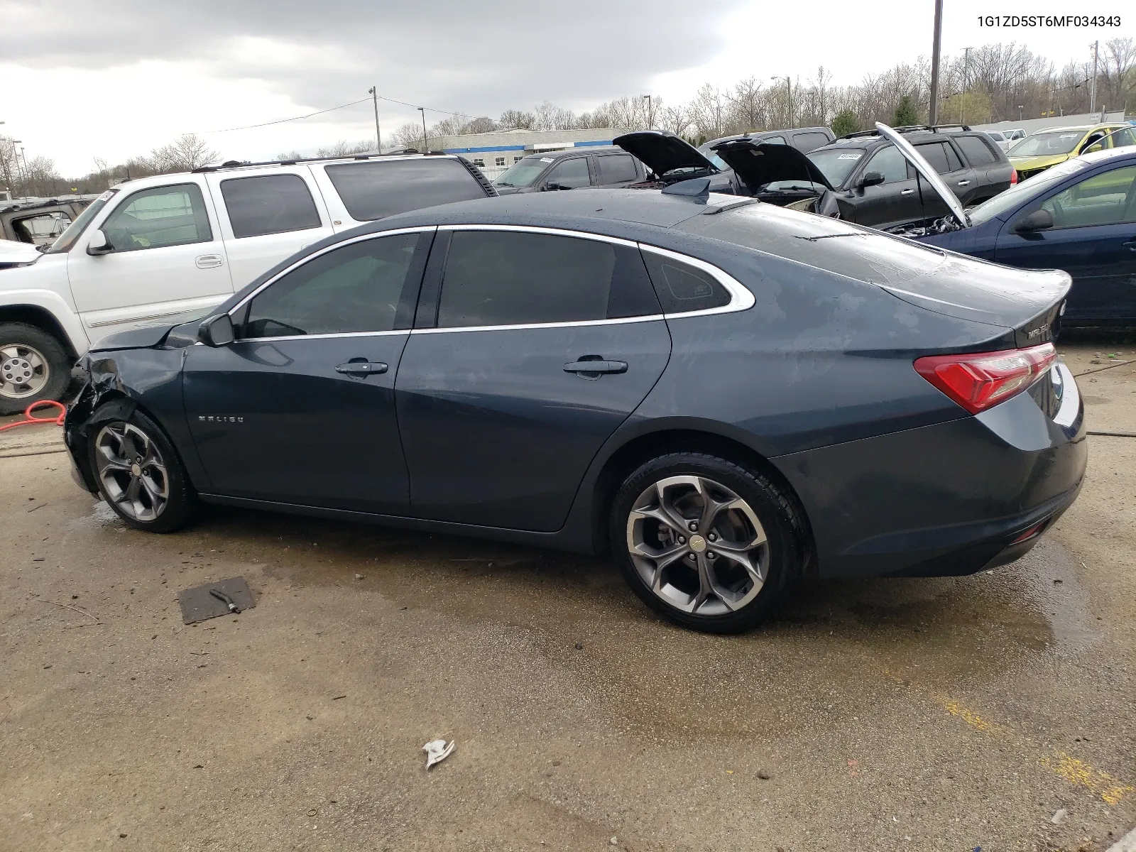 2021 Chevrolet Malibu Lt VIN: 1G1ZD5ST6MF034343 Lot: 49095964