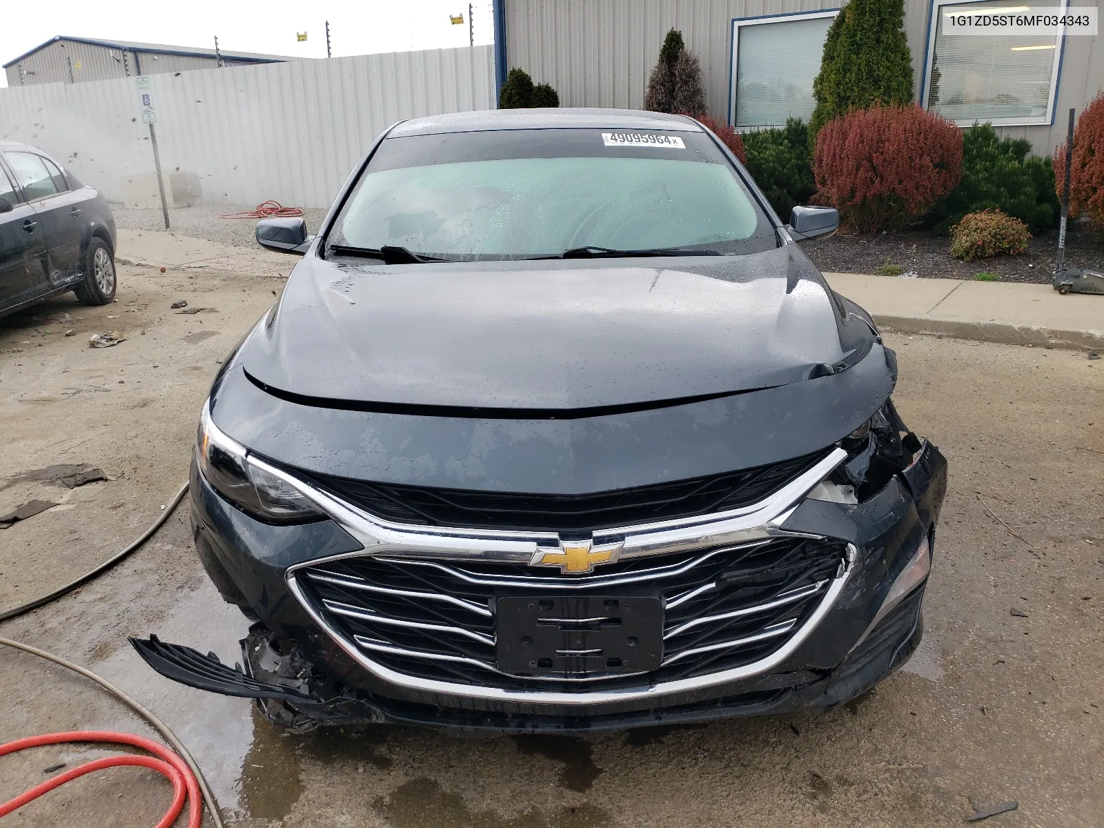 2021 Chevrolet Malibu Lt VIN: 1G1ZD5ST6MF034343 Lot: 49095964