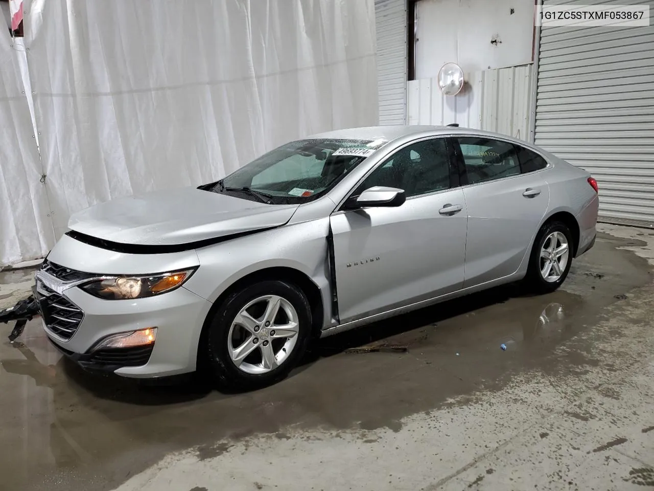 1G1ZC5STXMF053867 2021 Chevrolet Malibu Ls