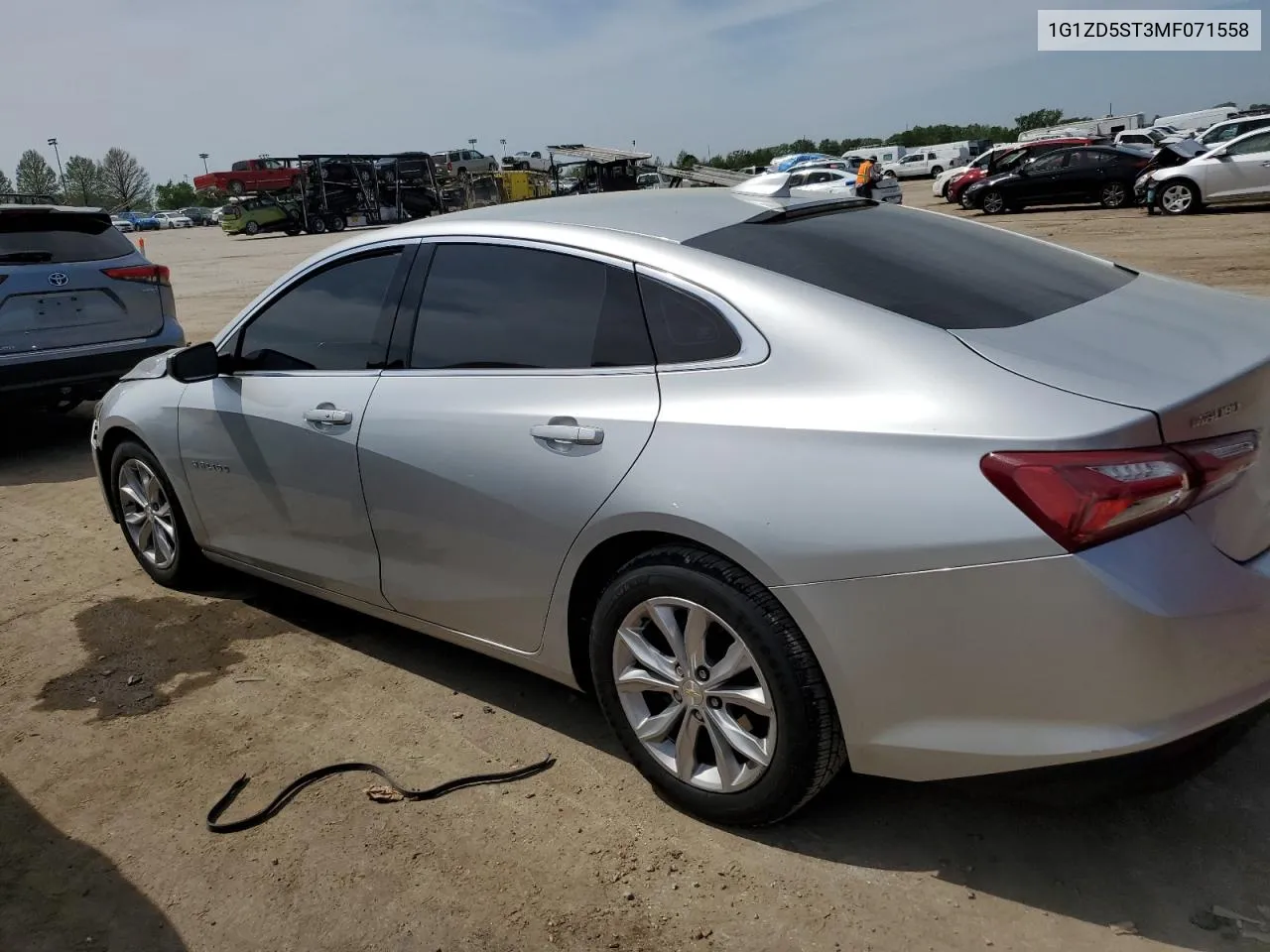 1G1ZD5ST3MF071558 2021 Chevrolet Malibu Lt