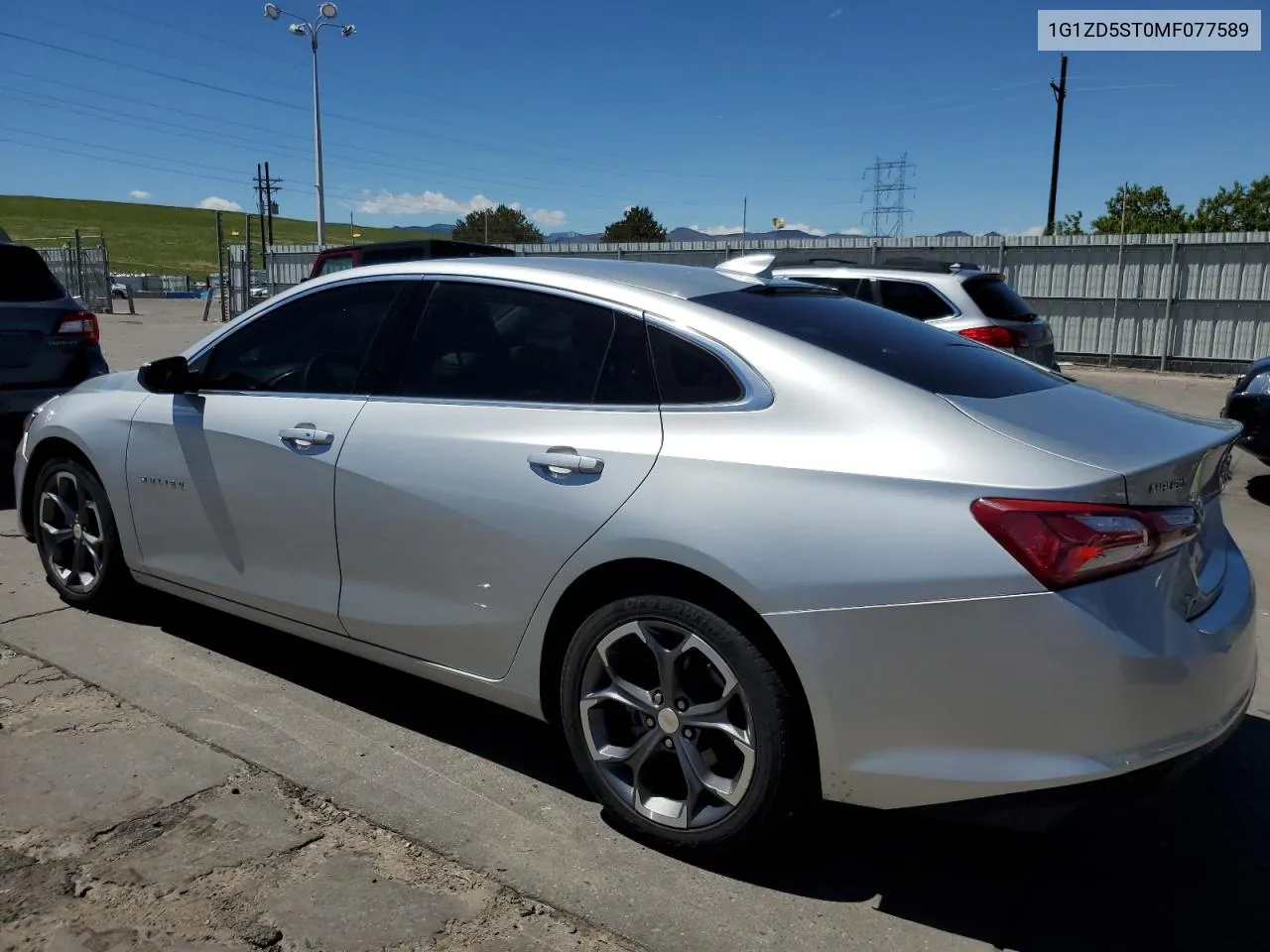 1G1ZD5ST0MF077589 2021 Chevrolet Malibu Lt