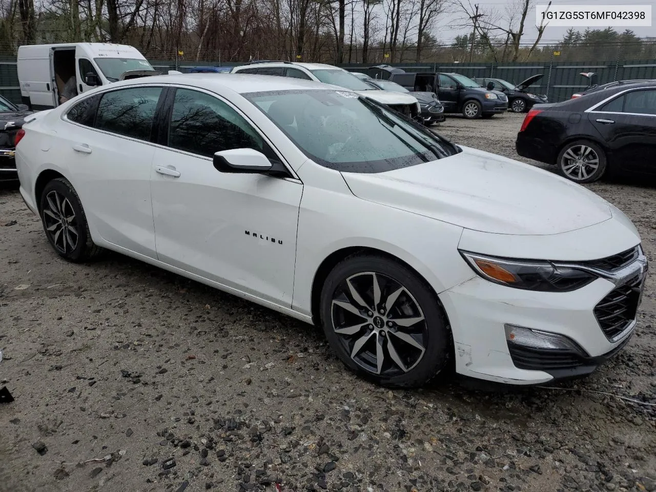 2021 Chevrolet Malibu Rs VIN: 1G1ZG5ST6MF042398 Lot: 52710954