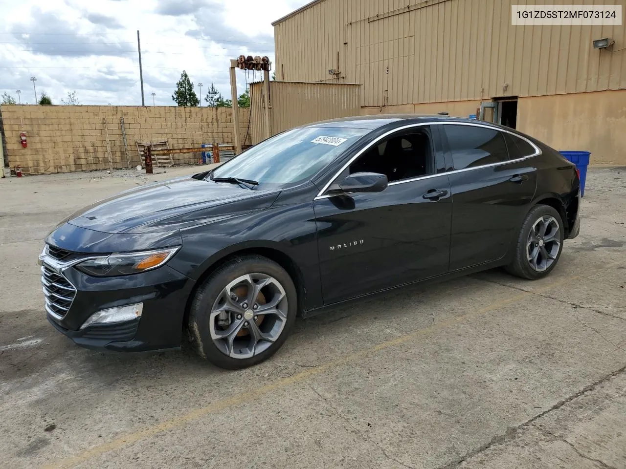 1G1ZD5ST2MF073124 2021 Chevrolet Malibu Lt