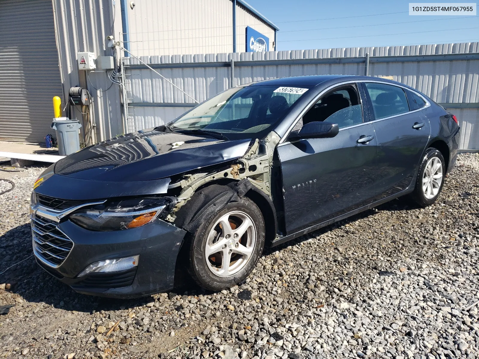 2021 Chevrolet Malibu Lt VIN: 1G1ZD5ST4MF067955 Lot: 53767924