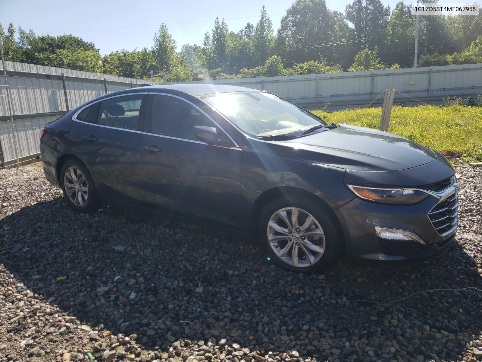 2021 Chevrolet Malibu Lt VIN: 1G1ZD5ST4MF067955 Lot: 53767924