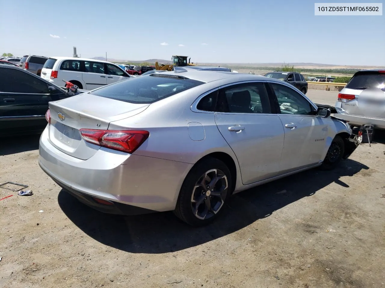 2021 Chevrolet Malibu Lt VIN: 1G1ZD5ST1MF065502 Lot: 54071314