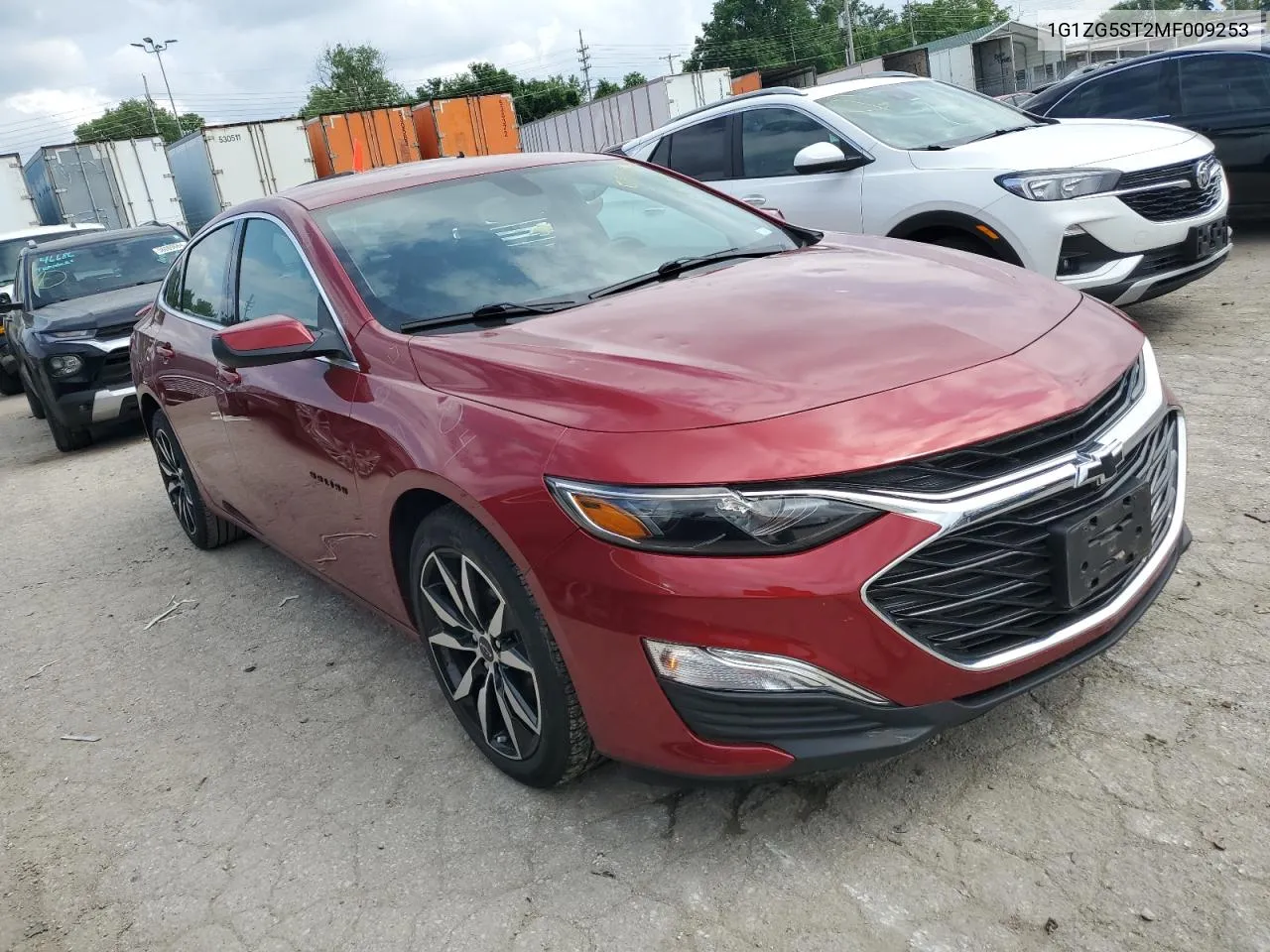 2021 Chevrolet Malibu Rs VIN: 1G1ZG5ST2MF009253 Lot: 55372684