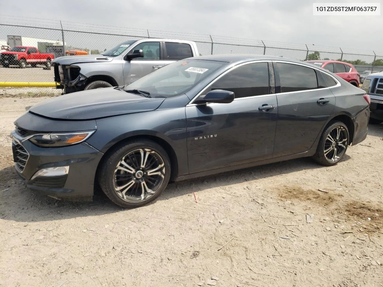 1G1ZD5ST2MF063757 2021 Chevrolet Malibu Lt