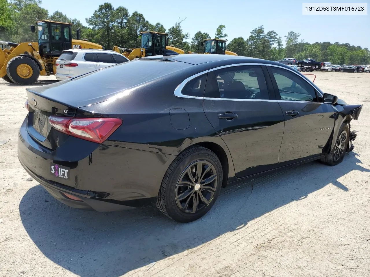 2021 Chevrolet Malibu Lt VIN: 1G1ZD5ST3MF016723 Lot: 55846564