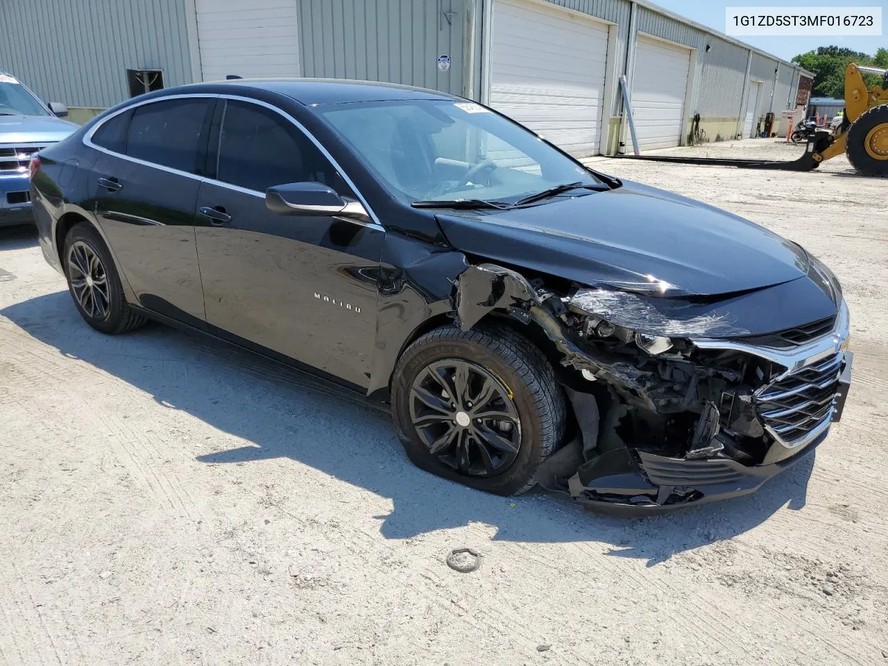 2021 Chevrolet Malibu Lt VIN: 1G1ZD5ST3MF016723 Lot: 55846564