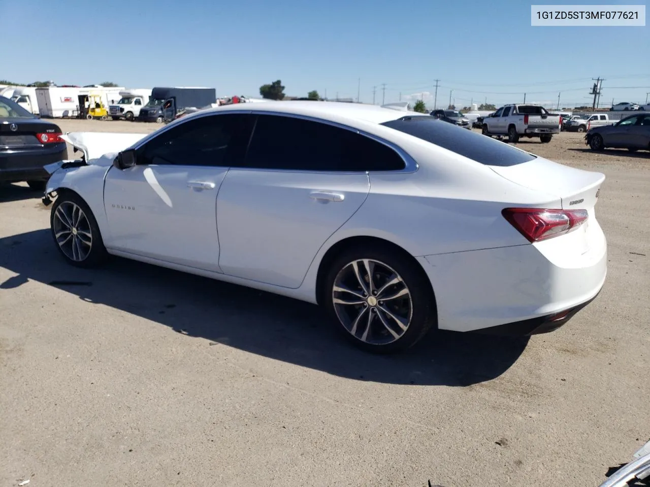 2021 Chevrolet Malibu Lt VIN: 1G1ZD5ST3MF077621 Lot: 55902524