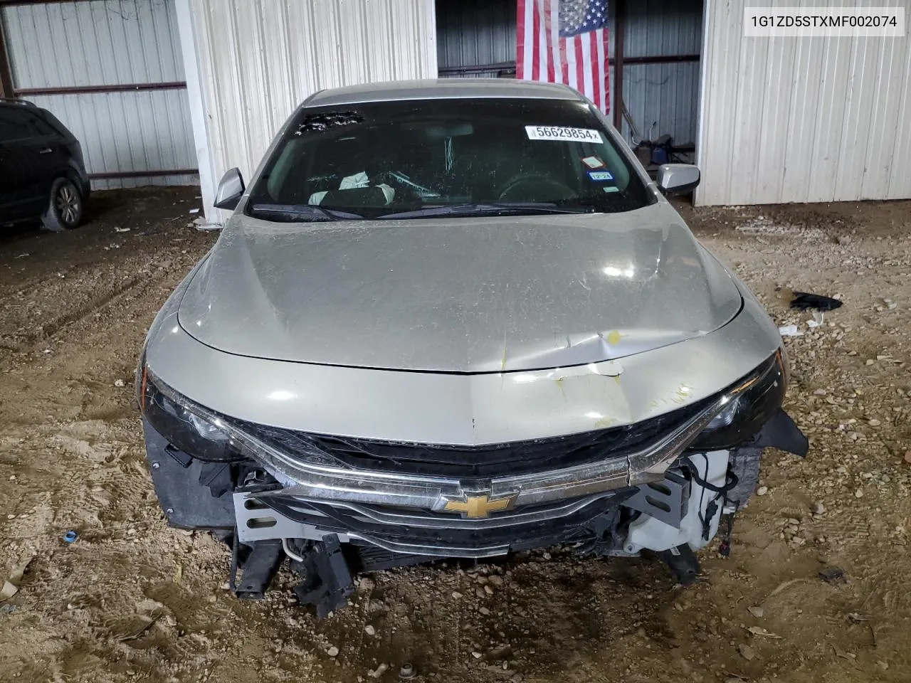 1G1ZD5STXMF002074 2021 Chevrolet Malibu Lt