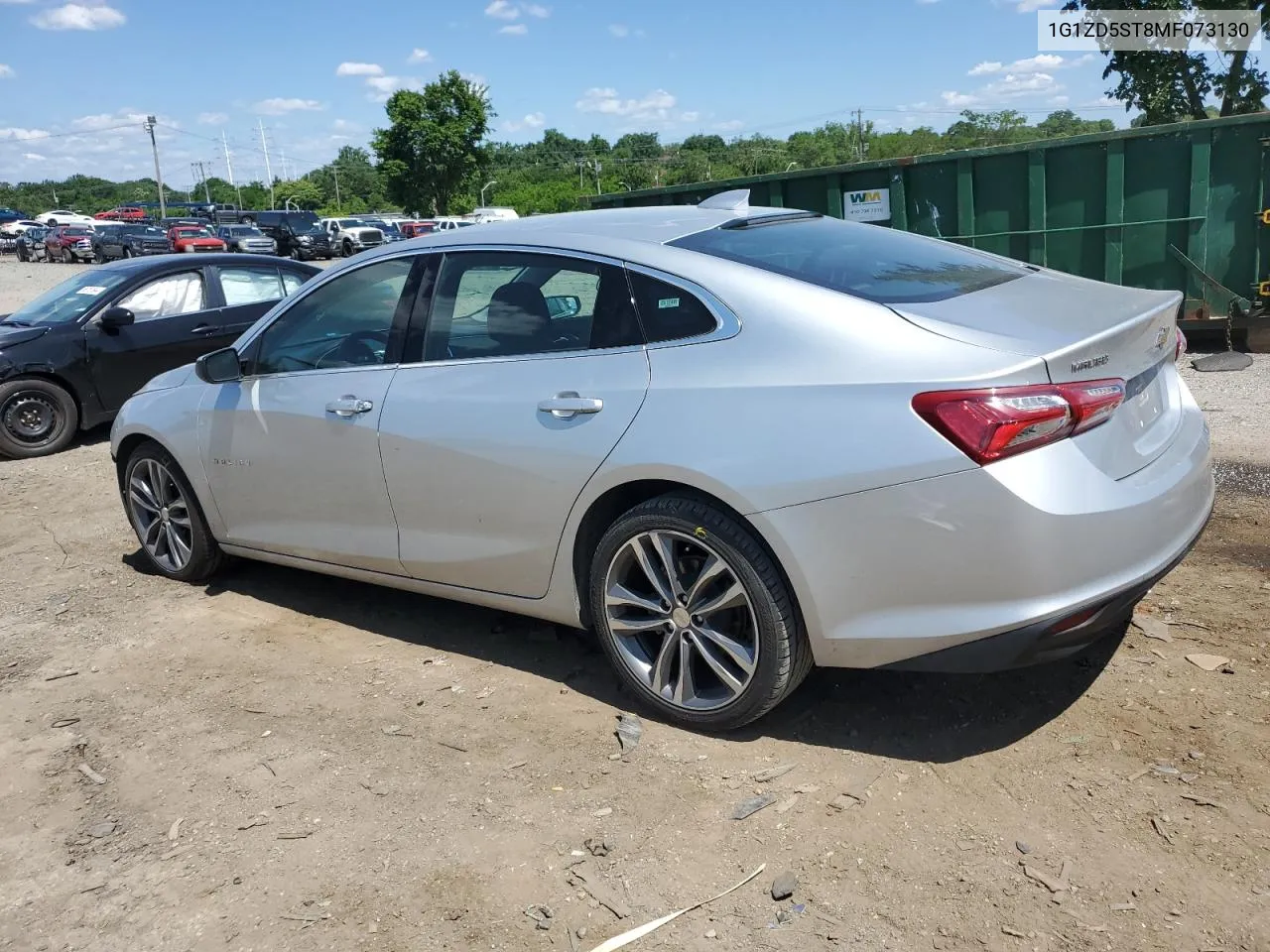 2021 Chevrolet Malibu Lt VIN: 1G1ZD5ST8MF073130 Lot: 56649564