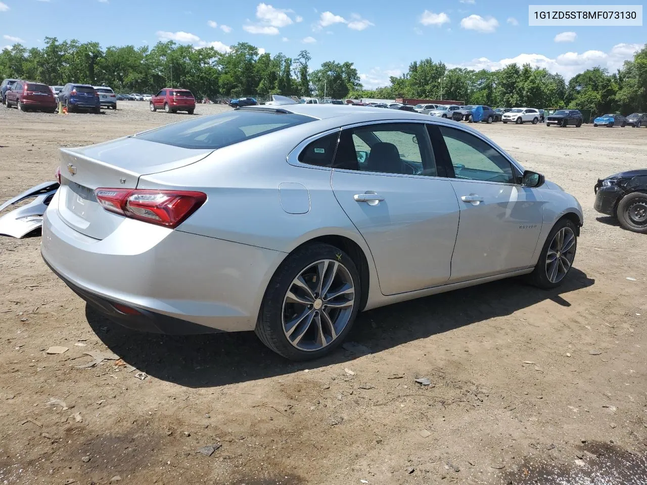 2021 Chevrolet Malibu Lt VIN: 1G1ZD5ST8MF073130 Lot: 56649564