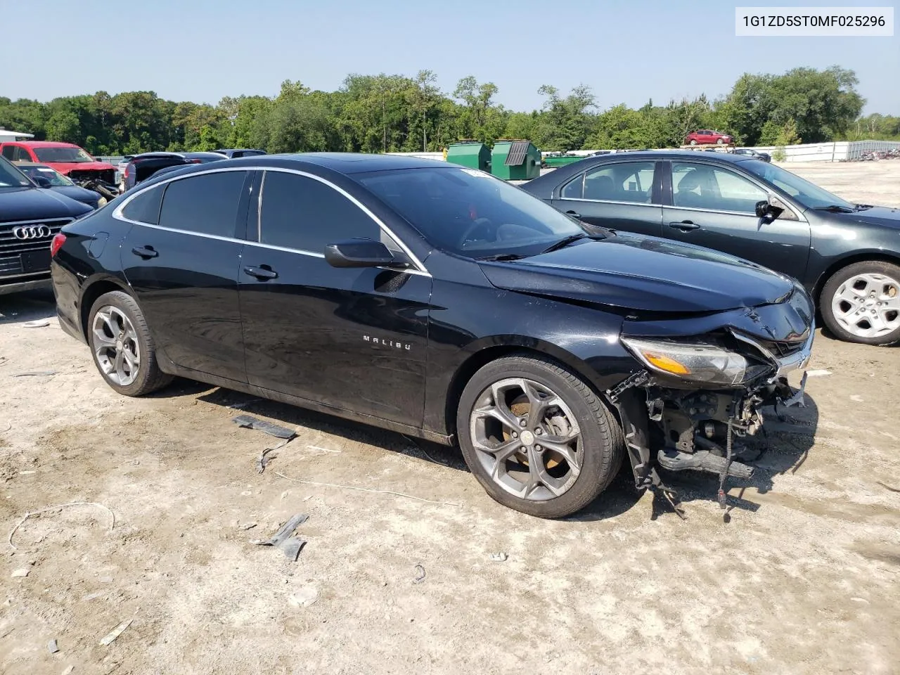 2021 Chevrolet Malibu Lt VIN: 1G1ZD5ST0MF025296 Lot: 57361544