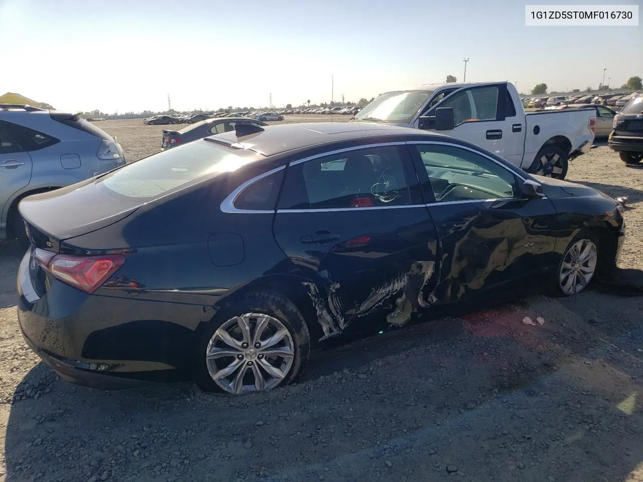 2021 Chevrolet Malibu Lt VIN: 1G1ZD5ST0MF016730 Lot: 58527964