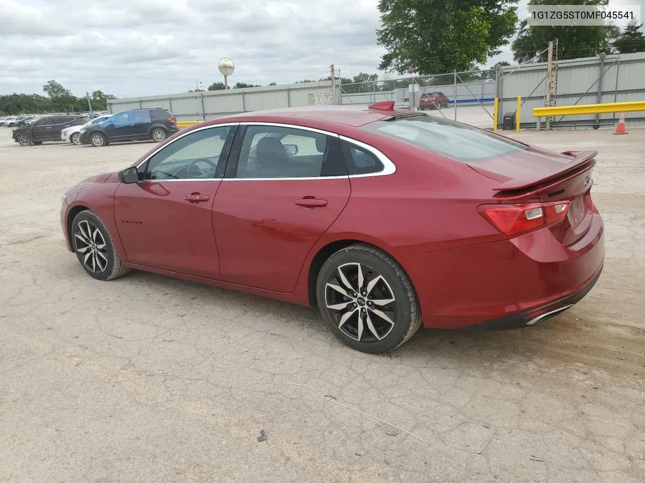 2021 Chevrolet Malibu Rs VIN: 1G1ZG5ST0MF045541 Lot: 59145424