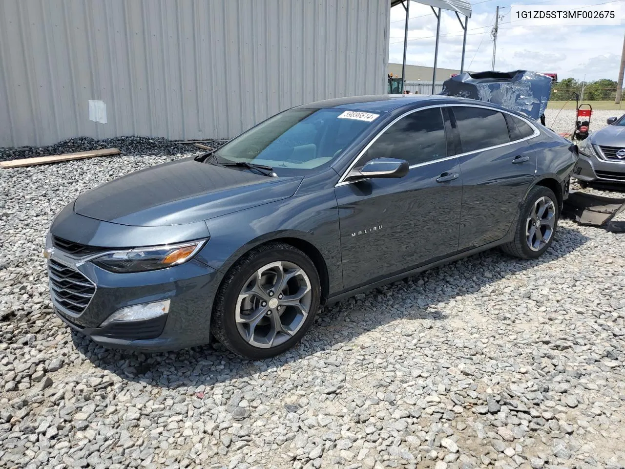 2021 Chevrolet Malibu Lt VIN: 1G1ZD5ST3MF002675 Lot: 59896614