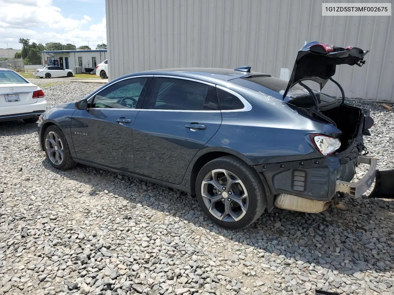 2021 Chevrolet Malibu Lt VIN: 1G1ZD5ST3MF002675 Lot: 59896614