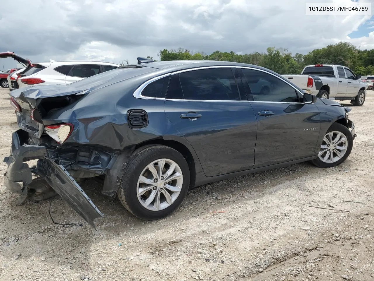 2021 Chevrolet Malibu Lt VIN: 1G1ZD5ST7MF046789 Lot: 60228964