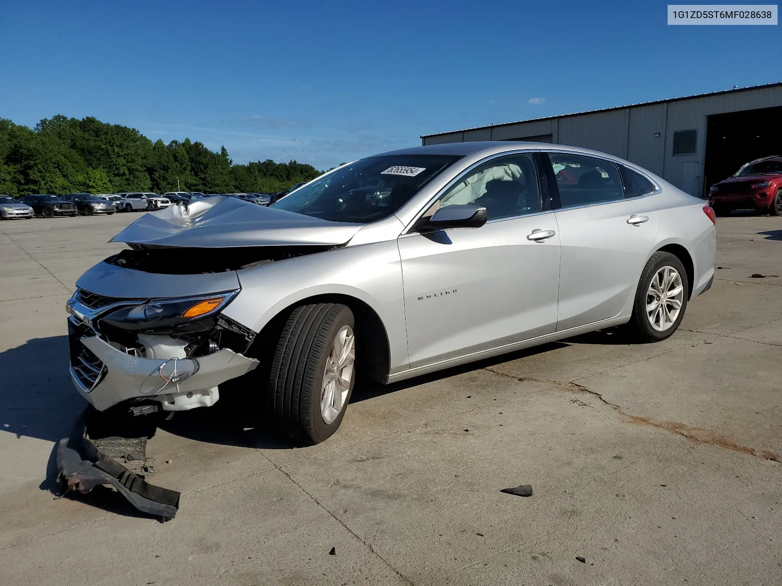 2021 Chevrolet Malibu Lt VIN: 1G1ZD5ST6MF028638 Lot: 62655954