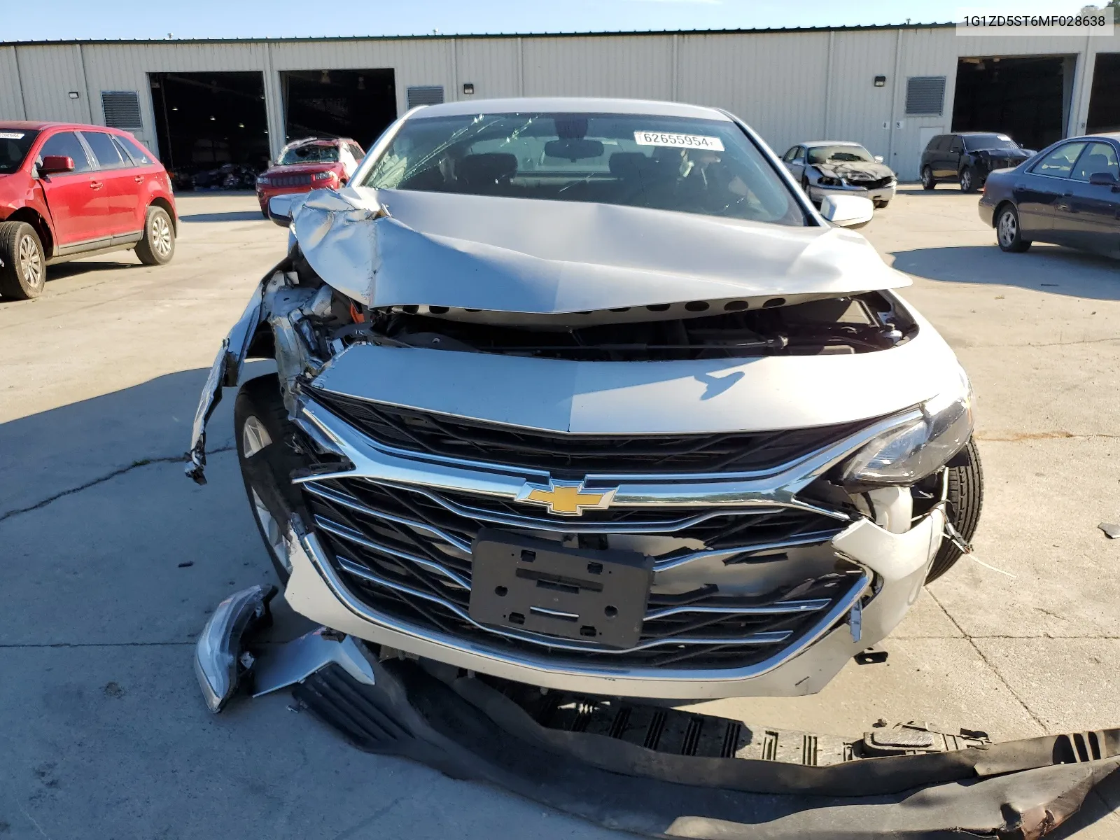 2021 Chevrolet Malibu Lt VIN: 1G1ZD5ST6MF028638 Lot: 62655954